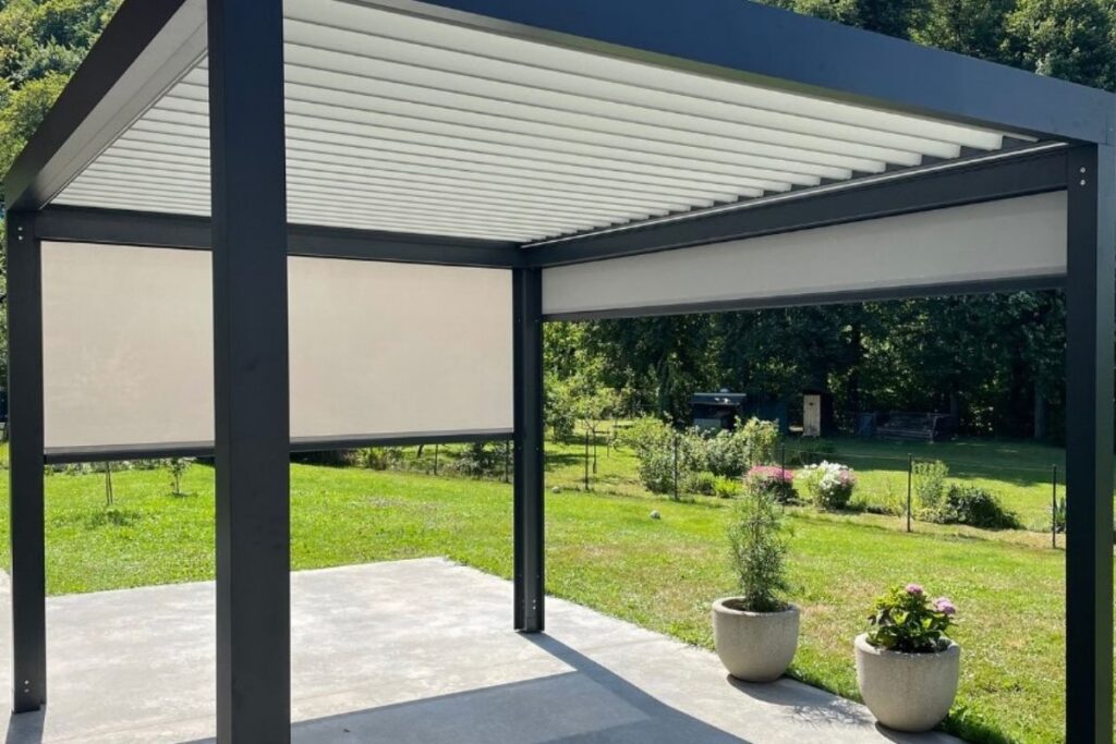 Terrasse in ein ganzjährig nutzbares Freiluftzimmer verwandeln